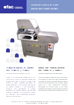 Prensa formadora manual para jamones