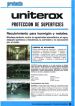 Recubrimiento para hormign y metales, Uniterox