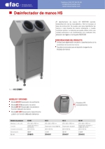 Desinfectador de manos HS NIEROS