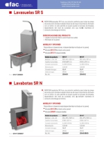 Lavasuelas para la limpieza de calzado SR S y SR C NIEROS