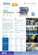 Peladora para mango y kiwi PL4M, PL6M y PL8M PND