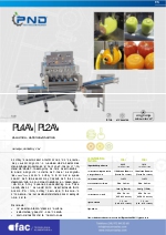Peladora descorazonadora para ctricos y kiwi PL4AV y PL2AV PND