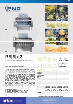 Peladora descorazonadora cortadora para manzana, pera, kiwi, melocotn y limn PL8, PL6, PL4 y PL2 PND