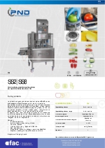 Cortadora descorazonadora en gajos, rodajas y palitos para fruta y verdura SS2 y SS8 PND