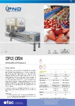 Extraccin de pednculo para fresa y rbano DF12 y DF24 PND
