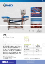 Tanque de tratamiento para frutas que no flotan DTU PND