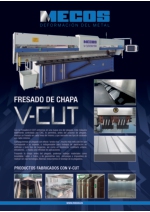 Fresadora de chapa V-Cut MECOS