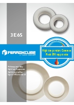 Ferroxcube - Materiales 3E65: Supresin EMI de modo comn de alta temperatura