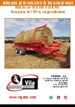 Remolque Auto Cargador Pacas redondas 2024