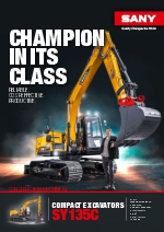 Excavadora de cadenas SY135C - EN