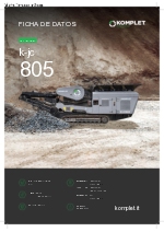 Machacadoras mviles KJC 805