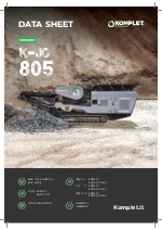 Machacadoras mviles KJC 805 - EN