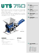 Machacadoras UTS750 - EN
