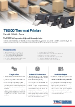 Impresora trmica de cdigos de barras -T8000 (EN)