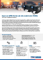 Impresora trmica de cdigos de barras - T6000e / T6000e RFID (ESP)