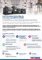 Impresora industrial de cdigo de barras de la serie - MH241 y MH261 (ESP)