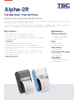 Impresora trmica porttil Alpha 2R (EN)