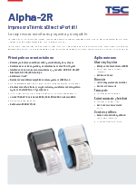 Impresora trmica porttil Alpha 2R (ESP)