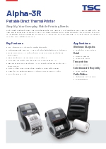 Impresora porttil de cdigos de barras Alpha-3R (EN)