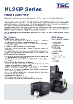 Impresora de etiquetas de cdigo de barras industrial - Serie ML241P (EN)