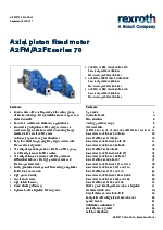 Motor caudal fijo REXROTH A2FE/A2FM serie 70