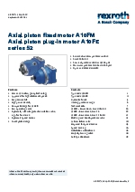 Motor caudal fijo REXROTH A10FM/A10FE serie 52