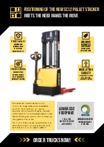 Posicionamiento del apilador de palets SC1.2