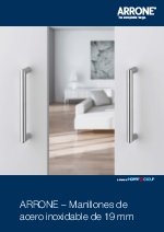 manillones de acero inoxidable ARRONE de 19 mm