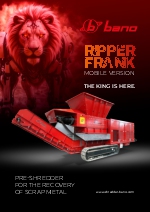 Pre-trituradora movil para chatarra RIPPER FRANK MOVIL