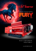 Triturador movil mono-eje para plasticos y residuos FURY