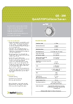 Sensor Anticolisin QS-200