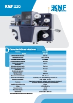 KNF 330 - Sistema de corte etiquetas