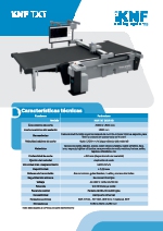 KNF TXT - Mesa de corte para textil