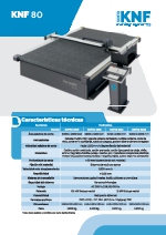 KNF 80 - Mesa de corte y fresado