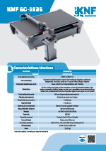 KNF SC-1625 - La serie ms polivalente de las mesas de corte