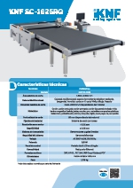 KNF SC-1625QR - Corte digital para textiles, tapizados y composites