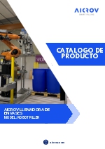 Catlogo Mquina totalmente automatizada para el llenado de botes, cubos, bidones e IBC Robot Filler - AiCROV
