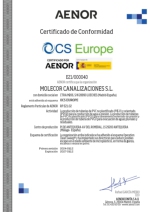 Certificado OCS Antequera_CEE21CCSEG000040_ES_2024-01-12.pdf MOLECOR CANALIZACIONES
