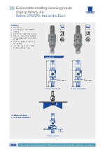 Cabezal de Limpieza Lechler Serie 5P8 - 5P9 Horizontal y Vertical