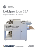 LAMpro Lion 22A - Laminadora a una cara y encapsuladora a dos caras