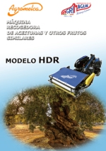 Mquina recogedora de aceitunas y otros frutos secos HDR