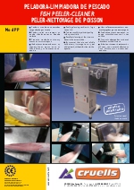 Peladora-limpiadora de pescado modelo PP