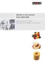 Corte preciso de frutas y verduras S195, HGW, PGW