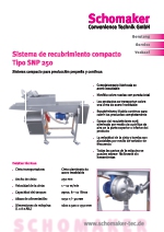 Encoladoras SNP y rebozadoras STP