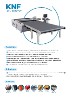 KNF SC-1625 TXT- Corte digital para textiles, tapizados y composites