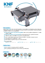 KNF SC FLEXO - Mesa de corte para Flexo