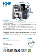 KNF IL330 - Sistema de corte etiquetas