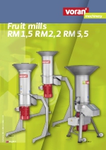 Molinos de fruta y verdura Serie RM