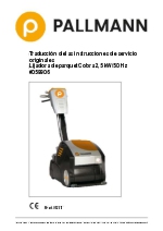 PALLMANN COBRA M�quina de lijar suelos de madera