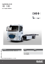 Especificaciones del modelo XB 190 el�ctrico